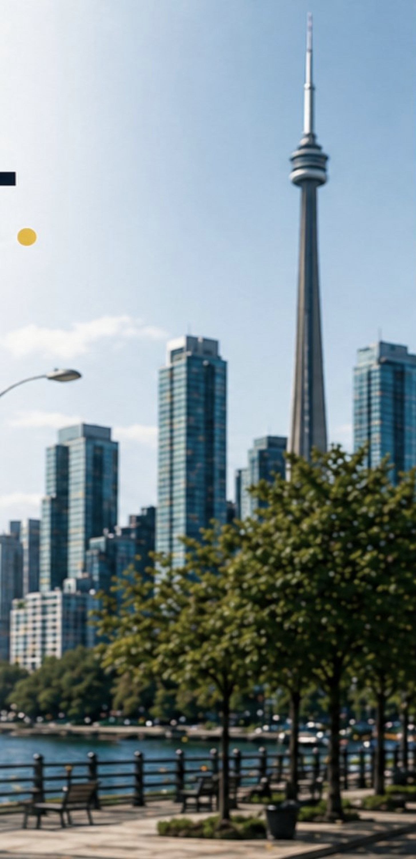 Illustrative view of Toronto’s built environment and waterfront public realm